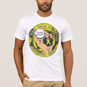 T-shirt Cancer du testicule il prend des boules pour