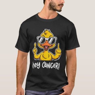 T-shirt Cancer F U Canard Solitaire Renversant L'oiseau F