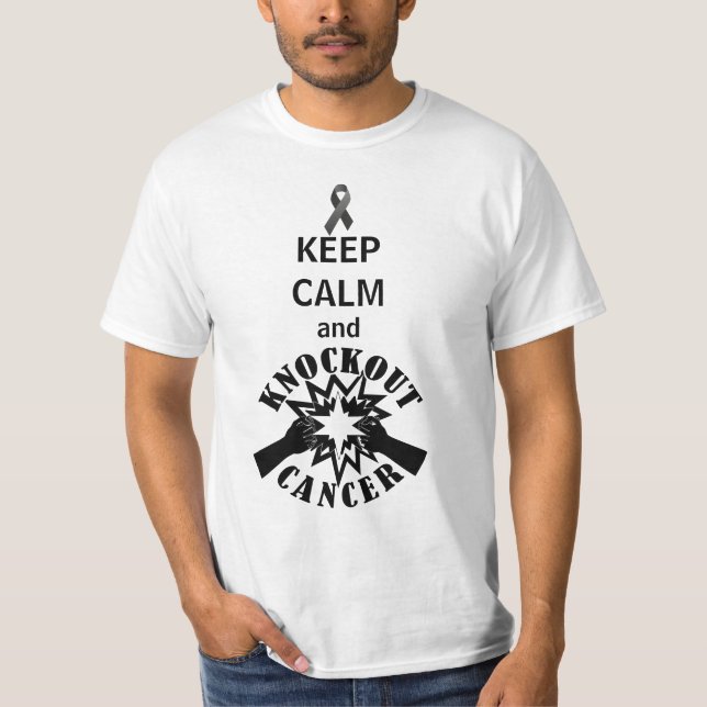 T-shirt Cancer Knockout (Devant)