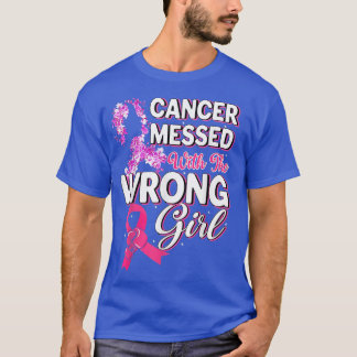 T-shirt Cancer Mis Au Courant Avec Le Ruban De Sensibilisa