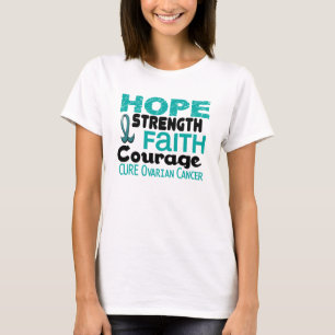 T-shirt Cancer ovarien d'ESPOIR