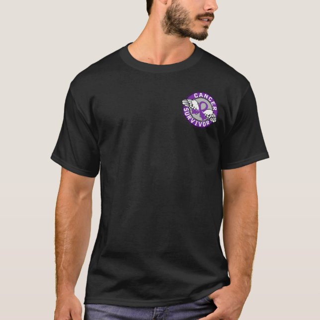 T-shirt Cancer pancréatique du survivant 14 (Devant)