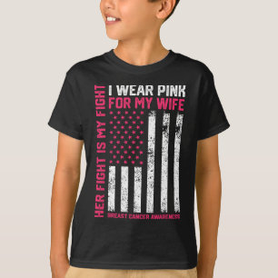 T-shirt Cancer Sa Lutte Est Ma Lutte Je Porte Du Veste Ros