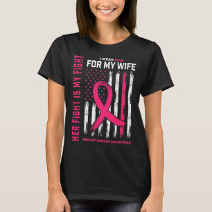 T-shirt Cancer Sa Lutte Est Ma Lutte Je Porte Du Veste Ros