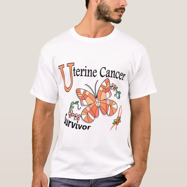 T-shirt Cancer utérin du survivant 6 (Devant)