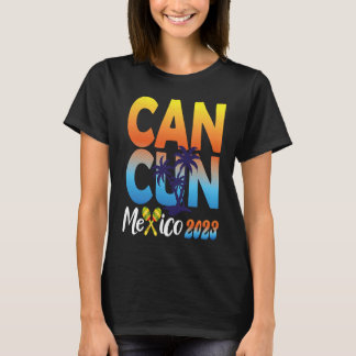 T-shirt Cancun 2023 Mexico Summer Family Couple Matching H