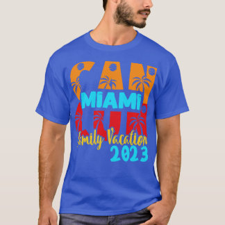 T-shirt Cancun 2023 Miami Summer Family Couple Corresponda