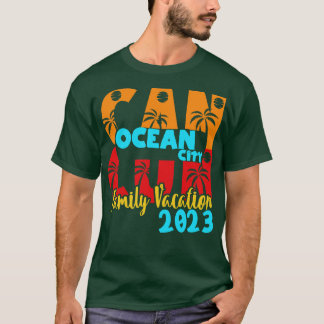 T-shirt Cancun 2023 Ocean City Summer Family Couple Matchi