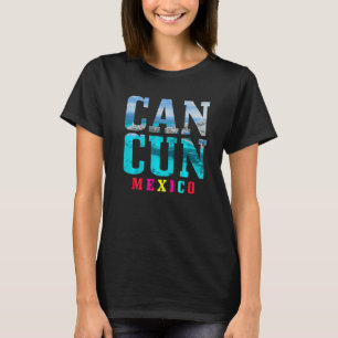 T-shirt Cancun Mexico Beach Summer Vacances Souvenir
