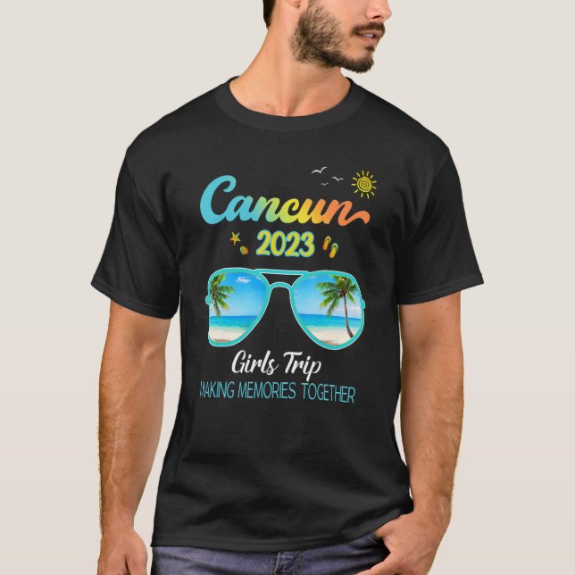 T-shirt Cancun Mexico Family Trip 2023 Outfit_5 (Devant)