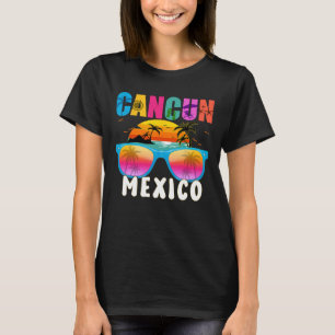 T-shirt Cancun Mexique 2025 Vacation Beach Matching Famill