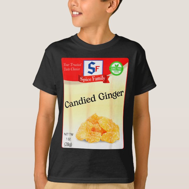 T-shirt Candied Ginger Condiment Holiday Sce Group Costume (Devant)