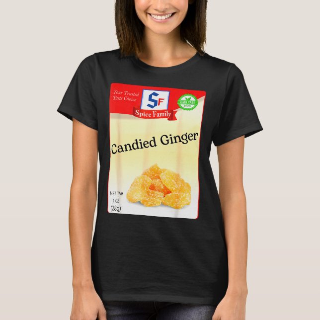 T-shirt Candied Ginger Condiment Holiday Sce Group Costume (Devant)