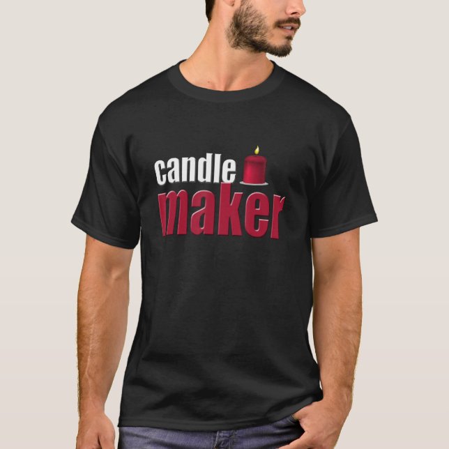 T-shirt Candle Maker Candle making Making candles_2 (Devant)