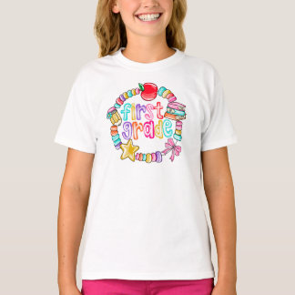 T-shirt Candy Bracelet Colorful First Grade