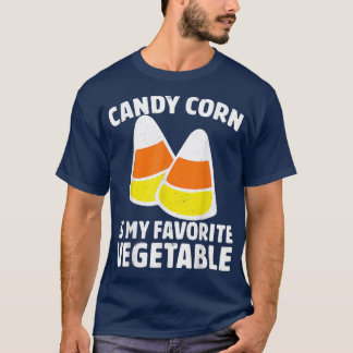 T-shirt Candy Corn Is My Favorite Vegetable Tee Retro Hall