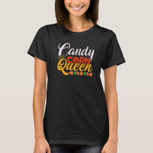 T-shirt Candy Corn Queen C'est mon costume d'Halloween