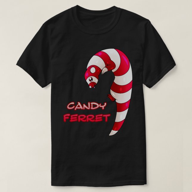 T-shirt Candy Ferret Funny (Design devant)