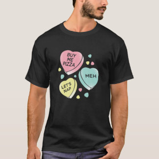 T-shirt Candy-Hearts mis à jour pour la Saint Valentin mod