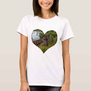 T-shirt Candy La Marche De La Giraffe Nature,