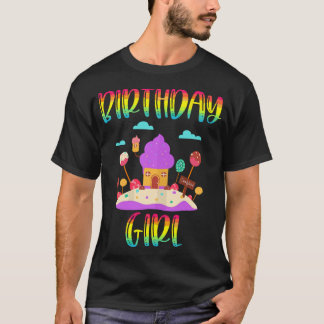 T-shirt Candy Land Anniversaire Fête Glace Crème Cupcake S