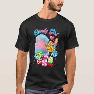 T-shirt Candy mignonne fille sucré Lolly bonbon Traite 1