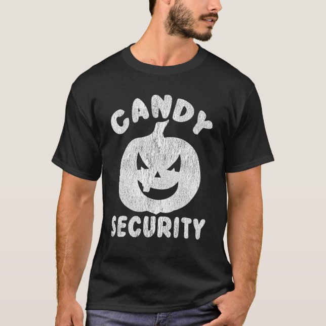 T-shirt Candy Security  Halloween  1 (Devant)