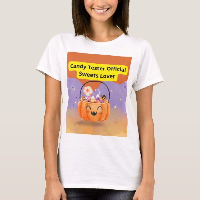 T-shirt Candy Tester Official Sweets Lover (Devant)