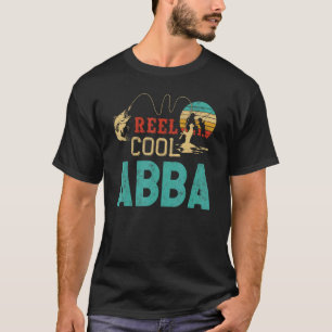T-shirt Cane à pêche drôle vintage Reel Cool Abba cadeau p
