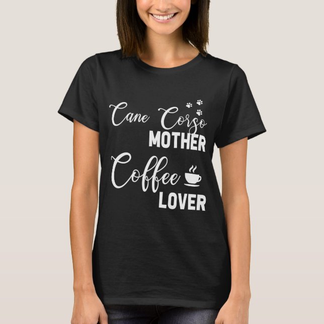 T-shirt Cane Corso Maman Cuisinière (Devant)