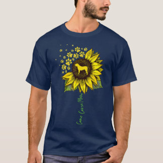 T-shirt Cane Corso Mom Sunflower Italian Mastiff Gifts