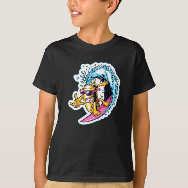 T-shirt Canettes surf (Devant)
