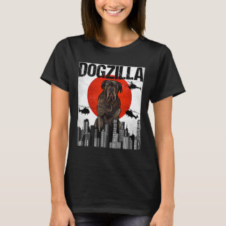 T-shirt Canezilla Japonais Dogzilla Napolitain Mastiff