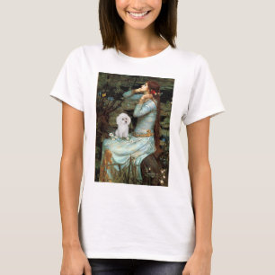 T-shirt Caniche (11S) - Ophélie assise