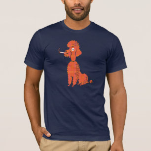 T-shirt Caniche de tabagisme