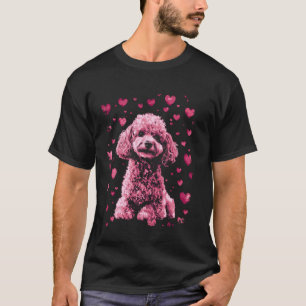 T-shirt Caniche Rose Mignon