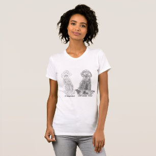 T-shirt Caniche sous-standard