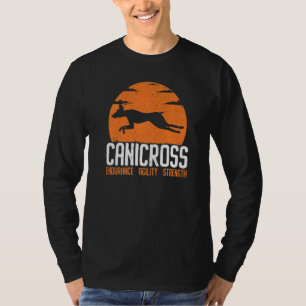 T-shirt Canicross Running Chig Jogging Propriétaire du chi
