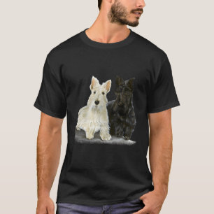 T-shirt Canine des Terriers écossais