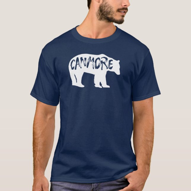 T-shirt Canmore Alberta Bear (Devant)