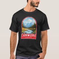 Canmore Canada Travel Art Vintage