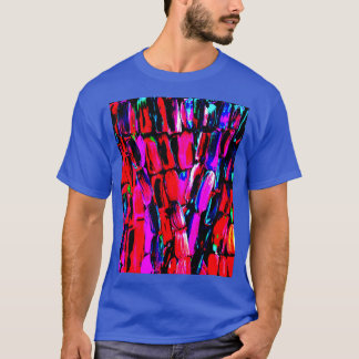 T-shirt Canne à sucre rouge foncé