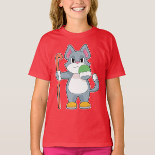T-shirt Canne de hockey sur gazon Cat Field