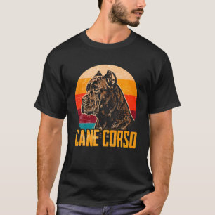 T-shirt Canne vintage Corso Lover Italien Chien Pet Canne 