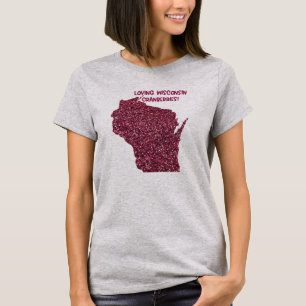 T-shirt Canneberges aimantes du Wisconsin