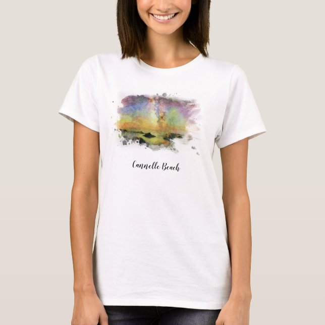 T-shirt *~ Cannelle Beach Italie AP12 Femme (Devant)