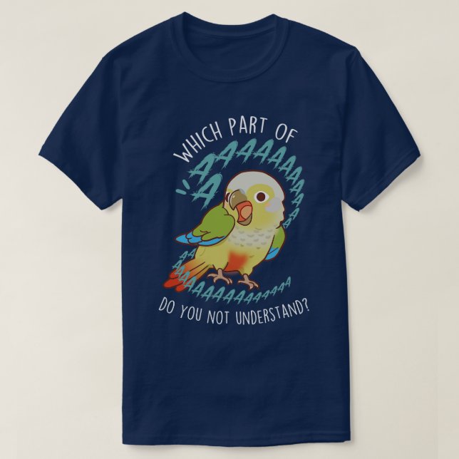 T-shirt Cannelle Greencheked Conure Parrot Aaaa (Design devant)