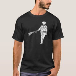 T-shirt Cannette de fil de pulvérisation de poivre