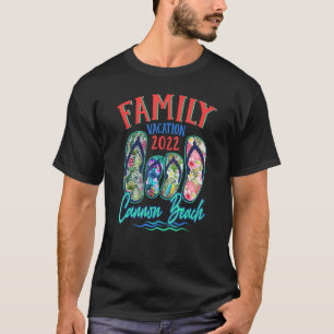 T-shirt Cannon Beach Vacation 2022 Flip Flops Famille Summ