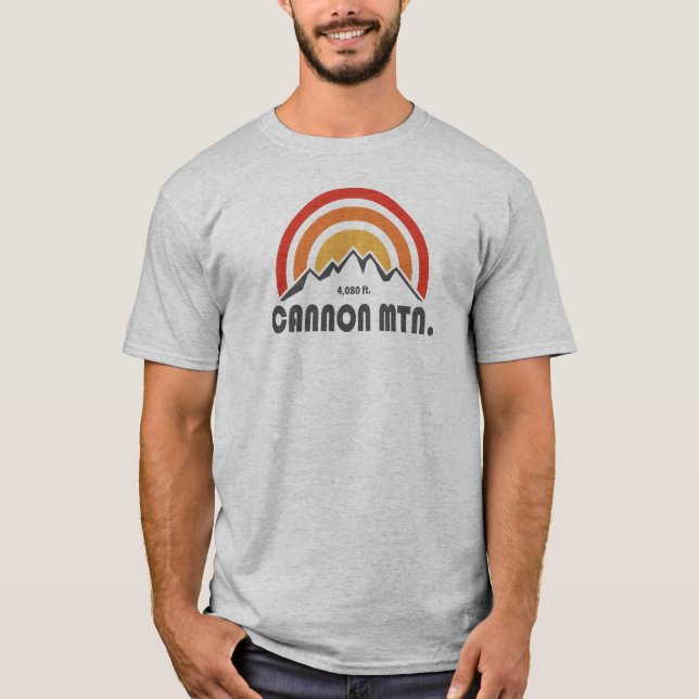 T-shirt Cannon Mountain New Hampshire (Devant)